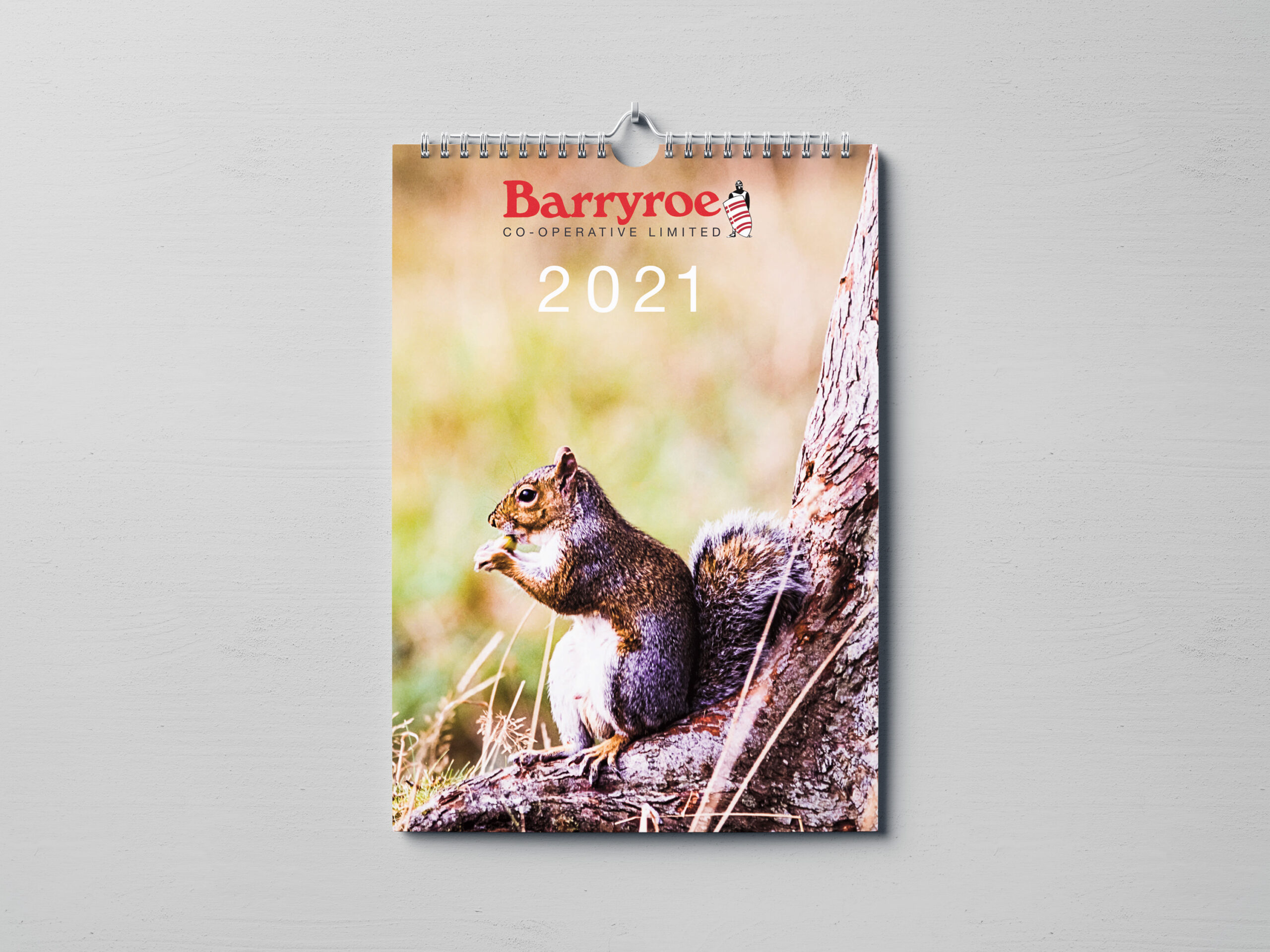 Cover of Barryroe Co-Op Wiro-bound Calendar on Wall